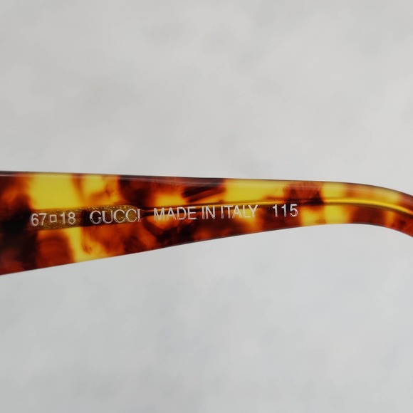 Gucci Sunglasses Brown GG 2405 / S Faux Tortoise Color 67 18 115 Wide Frame main image 5